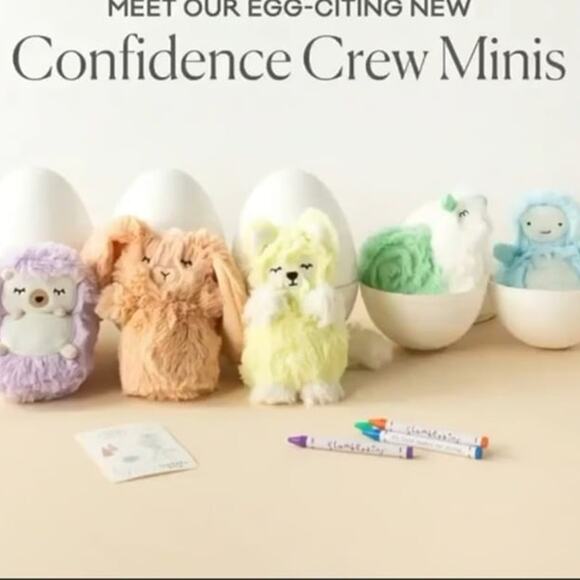 Slumberkins egg confidence crew mini lot NEW - Picture 1 of 1